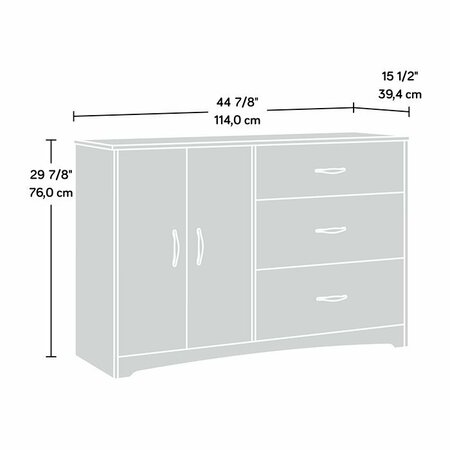 Sauder Beginnings Beginnings Dresser Sw , Safety tested for stability to help reduce tip-over accidents 422801